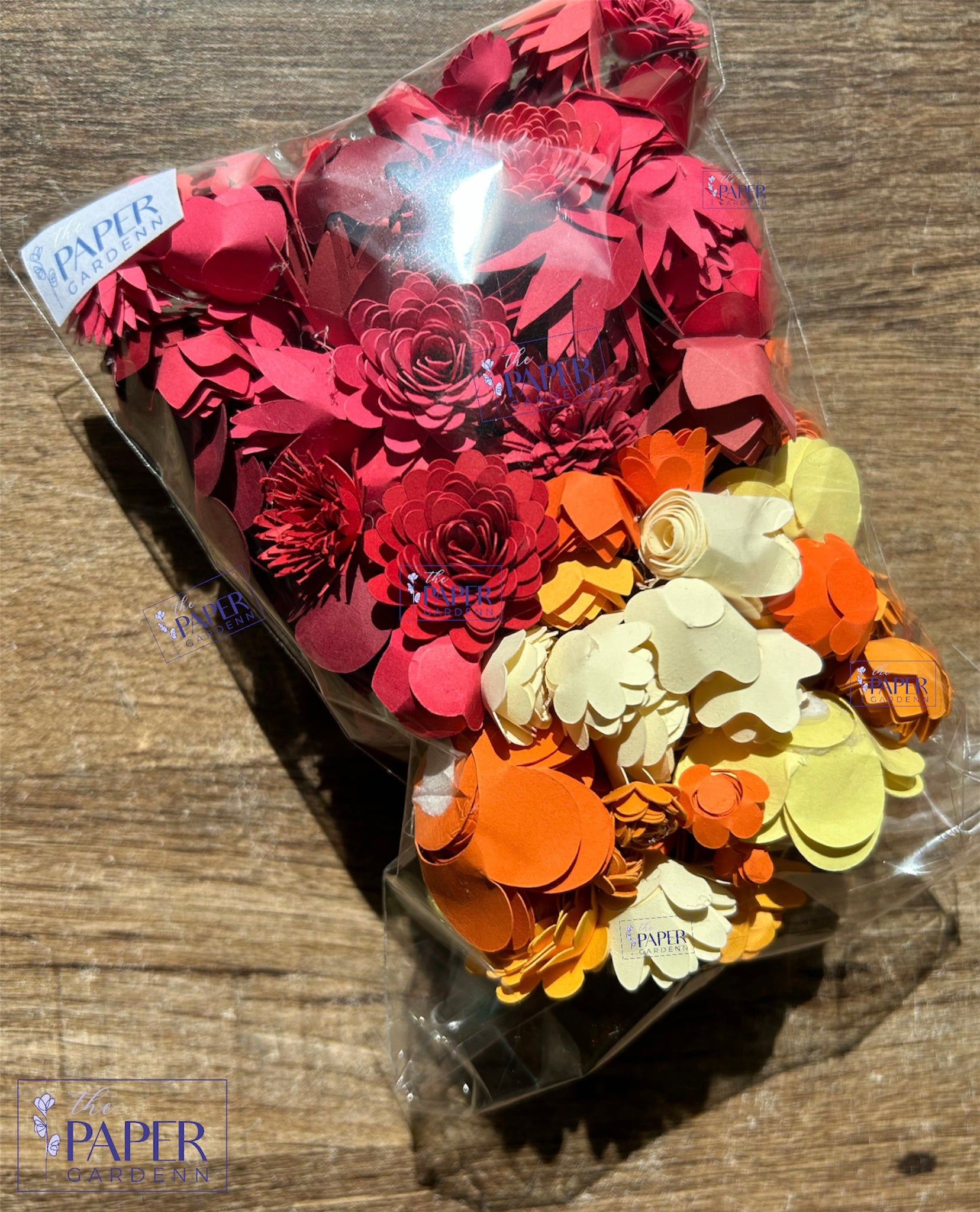 Red Paper Flowers
