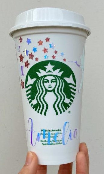 Tinkerbell Starbucks Cold Cup Wrap