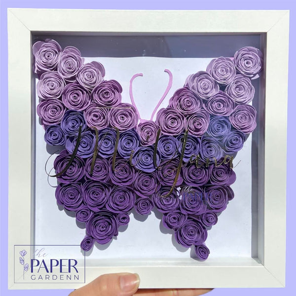 Butterfly Paper Flower Template Project