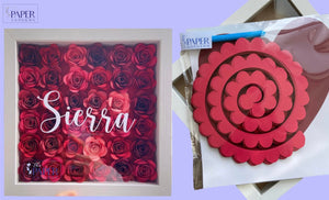 DIY Paper Flower Kit [8x8" Bloomed Rose]