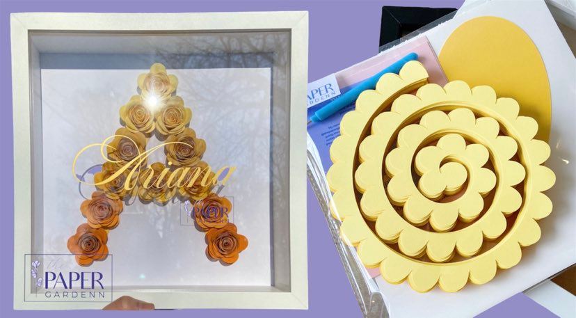 DIY Paper Flower Kit [Initial A]