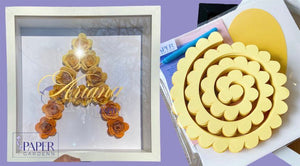 DIY Paper Flower Kit [Initial A]