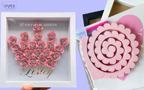 DIY Paper Flower Craft Kit [9.75x9.75" Crown]
