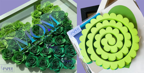 DIY Paper Flower Craft Kit [12x12" Bloomed Heart]