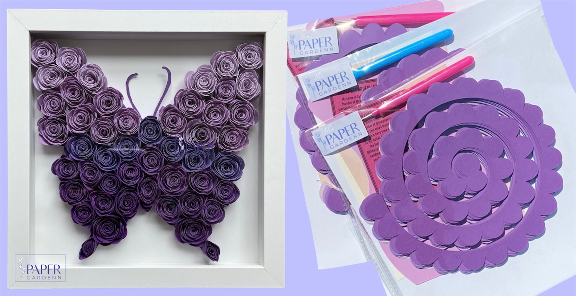 DIY Paper Flower Kit [8x8" Butterfly]