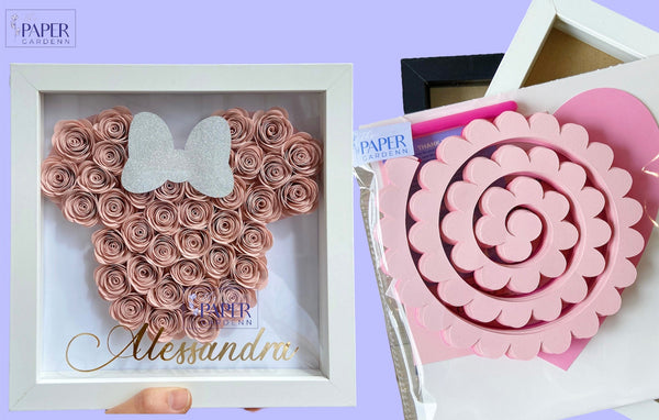 DIY Paper Flower Kit [8x8" Minnie Mouse]