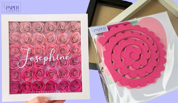 DIY Paper Flower Craft Kit [8x8" Rosebud]