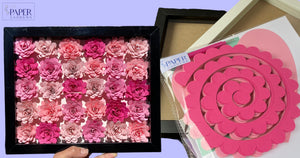 DIY Paper Flower Kit [8x10" Frilly Flower]