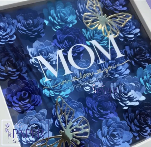 Multicolour Frilly Shadowbox Frame