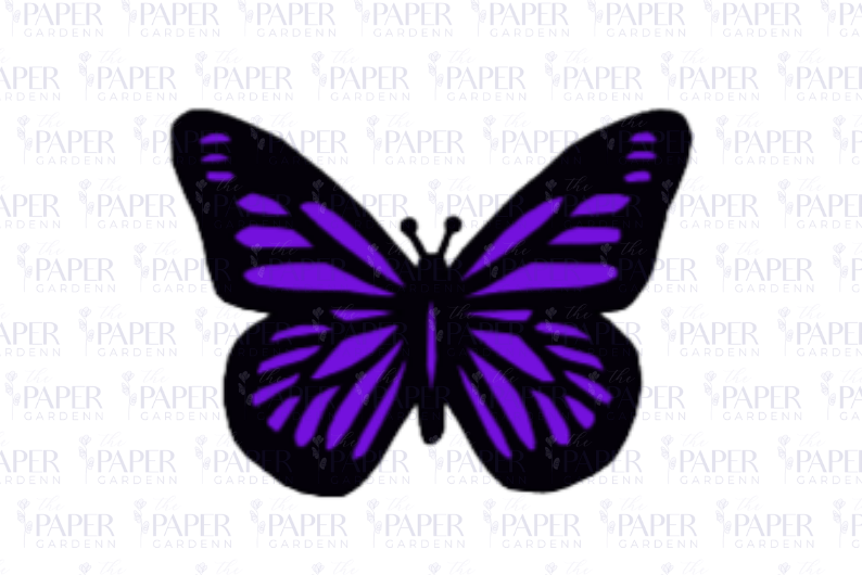 Single Butterfly 1 SVG for Personalized Cups (layered)