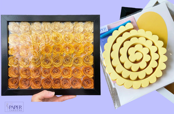 DIY Paper Flower Kit [8x10" Rosebud]