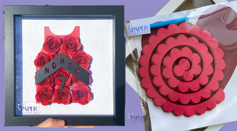 DIY Paper Flower Kit [8x8" Basketball Jersey]