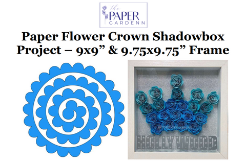 Crown Paper Flower Template Project