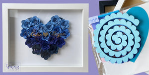 DIY Paper Flower Craft Kit [8x10" Bloomed Heart]