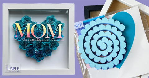 DIY Paper Flower Craft Kit [8x8" Bloomed Heart]