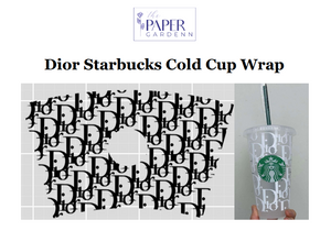 Luxury Starbucks Cold Cup Wrap