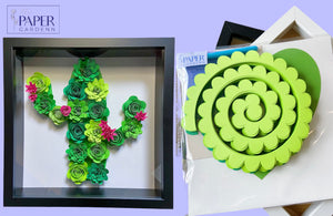 DIY Paper Flower Kit [9.75x9.75" Cactus]