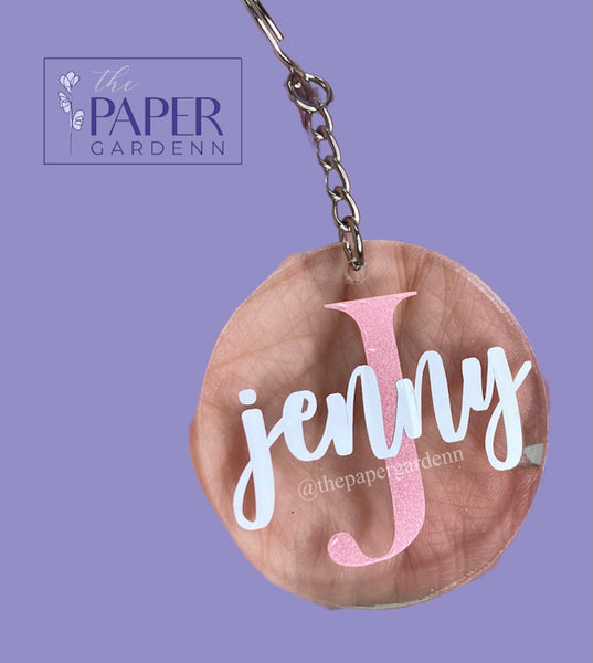 Mix & Match [2 Initial Acrylic Keychains - Personalized]