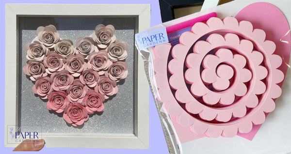 DIY Paper Flower Craft Kit [8x8" Bloomed Heart]