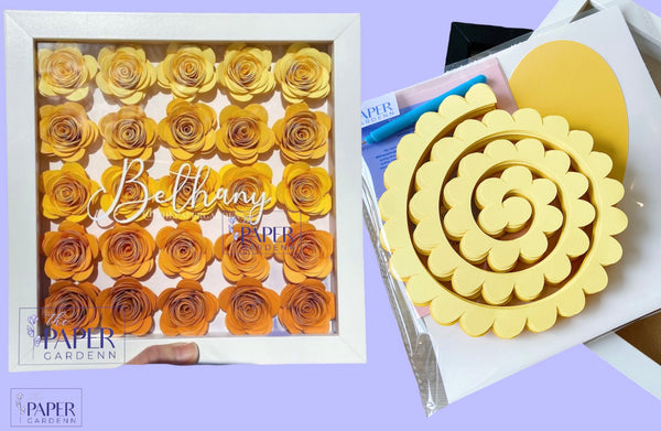 DIY Paper Flower Kit [8x8" Bloomed Rose]