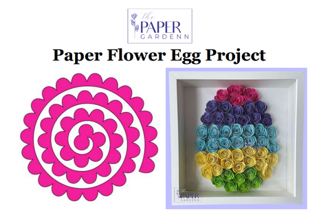 Easter Egg Paper Flower Template Project