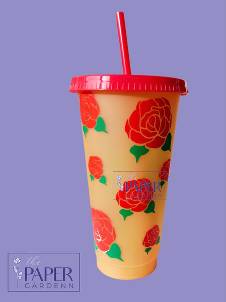 Rose SVG for Personalized Cups