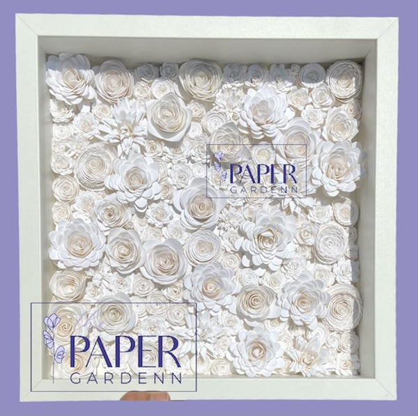 Monochrome Garden Shadowbox Frame