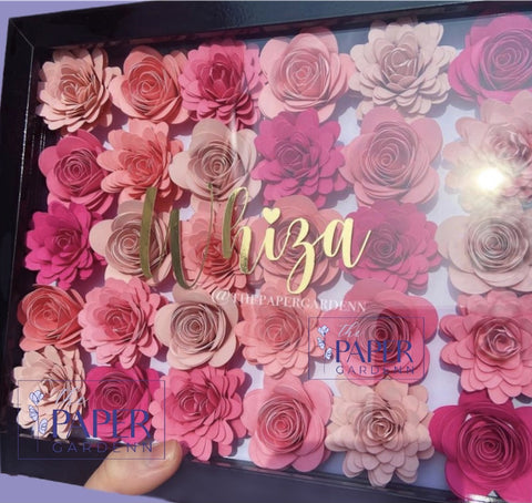 Pink Assorted Shadowbox Frame