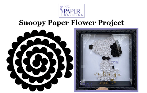 Snoopy Paper Flower Template Project
