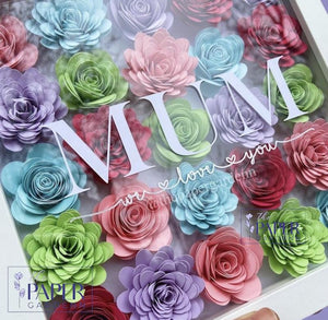 Spring Colours Assorted Shadowbox Frame