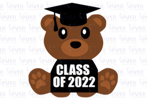 Graduation Teddy Bear SVG