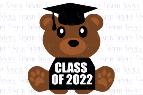 Graduation Teddy Bear SVG