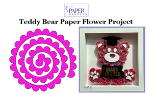 Teddy Bear Paper Flower Template Project