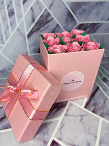 Boxed Flowers | Custom Rose Flower Arrangements